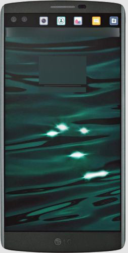Так будет выглядеть новый смартфон LG V10 с дополнительным дисплеем над основным экраном?