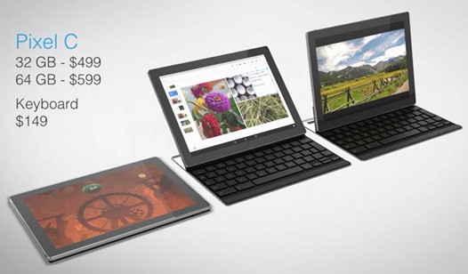 Pixel C. Новый 10.2-дюймовый Android планшет Google. Процессор NVIDIA Tegra X1, 3 ГБ оперативной памяти и цена от 499$