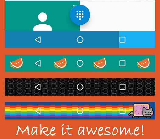 Программы для мобильных. Navbar Apps поможет вам изменить внешний вид панели навигации Android 