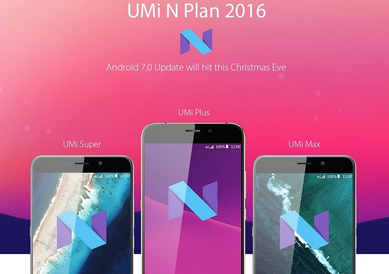 Обновление Android 7.0 Nougat. Какие смартфоны UMI его получат в этом, 2017 году