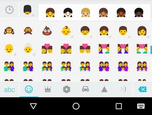 Программы для Android. Клавиатура SwiftKey обновилась, получив поддержку эмодзи из Android 7.0 Nougat и возможность смены их цветовой гаммы 