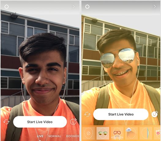 Приложения для мобильных. Instagram вскоре получит фильты для лиц, работающие в режиме живой трансляции видео