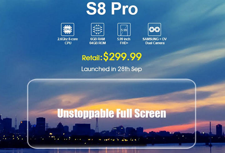 LEAGOO S8 и LEAGOO S8 Pro. Два смартфона с вытянутым в длину 18:9 дисплеем чуть ли не на всю переднюю панель на подходе LEAGOO S8 и LEAGOO S8 Pro. Два смартфона с вытянутым в длину 18:9 дисплеем чуть ли не на всю переднюю панель на подходе