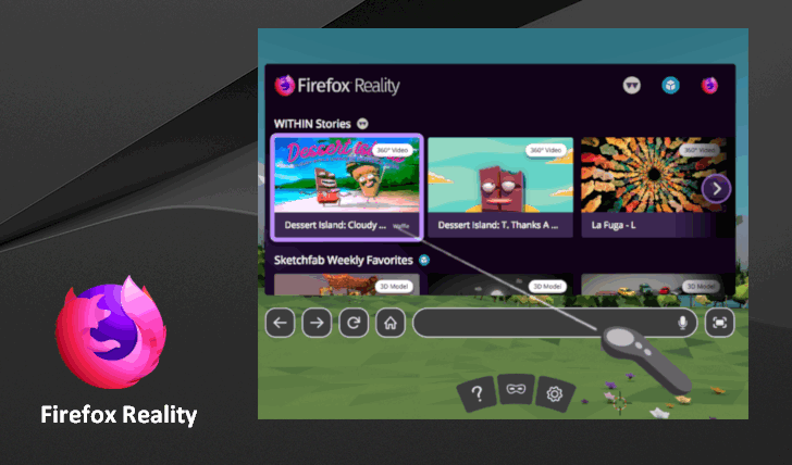 Новые приложения для Android. Firefox Reality веб-браузер работающий в режиме виртуальной реальности для владельцев Oculus, Viveport и Daydream VR