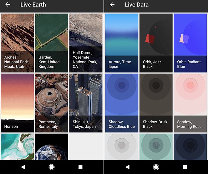Скачать живые обои от смартфона Google Pixel 3, оптимизированные для Android 6.0 и старше