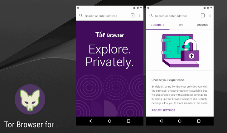 Новые приложения Tor Browser для Android (Alpha) появился в Google Play Маркет