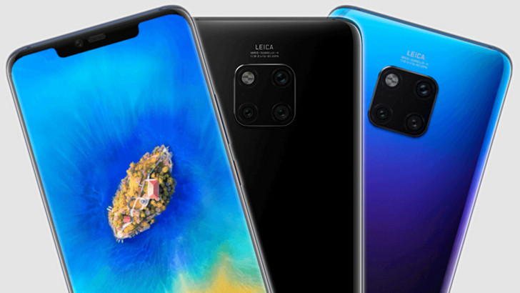 Обновление системы для Huawei Mate 20 Pro и Mate 20 X с улучшениями камеры и системы распознавания лиц выпущено