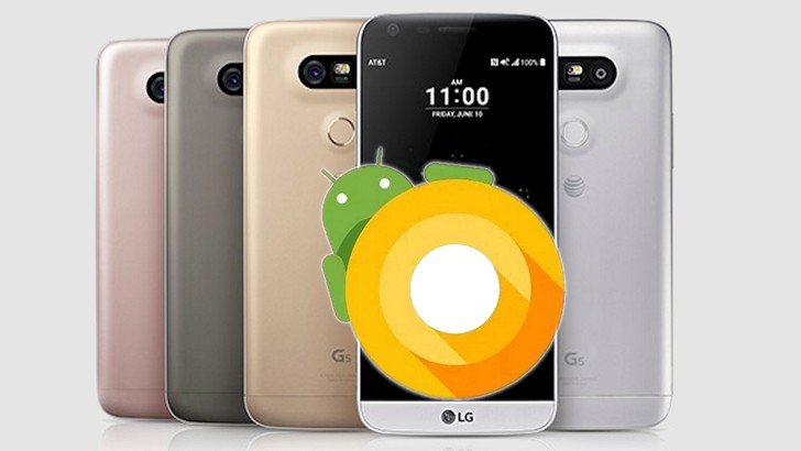Обновление Android Oreo для LG G5 выпущено и начало поступать на смартфоны