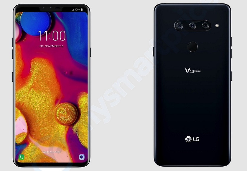 LG V40 ThinQ. Презентация нового флагмана из Кореи с тройной основной и сдвоенной фронтальной камерами состоится 3 октября 