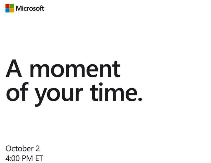 Презентация очередных новинок Microsoft состоится 2 октября
