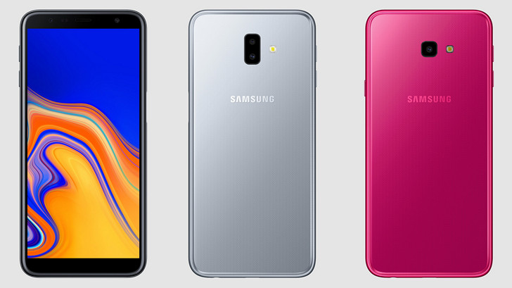 Samsung Galaxy J6+ 2018 и Galaxy J4+ 2018 официально: шестидюймовый «бескрайний» дисплей и опциональный NFC модуль