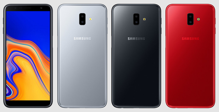 Samsung Galaxy J6+ 2018 и Galaxy J4+ 2018 официально: шестидюймовый «бескрайний» дисплей и опциональный NFC модуль
