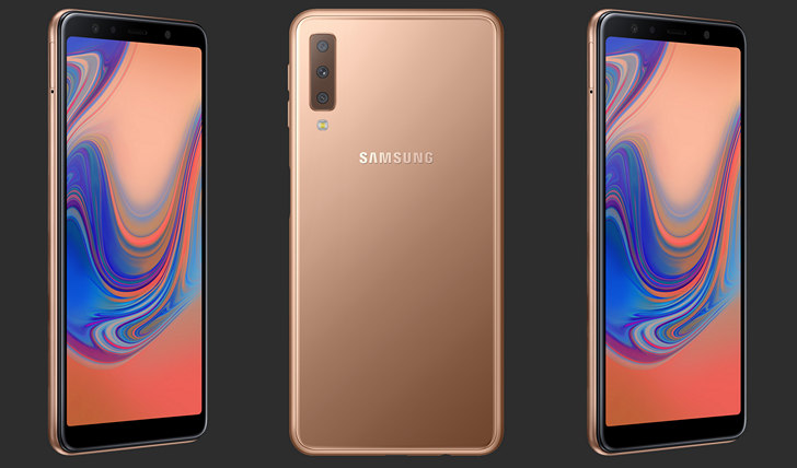 Samsung Galaxy A7 (2018) с тройной камерой официально