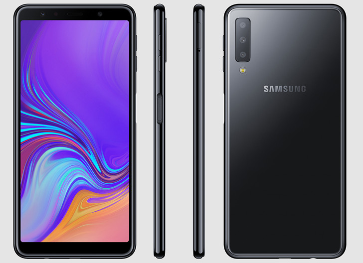 Samsung Galaxy A7 (2018) с тройной камерой официально