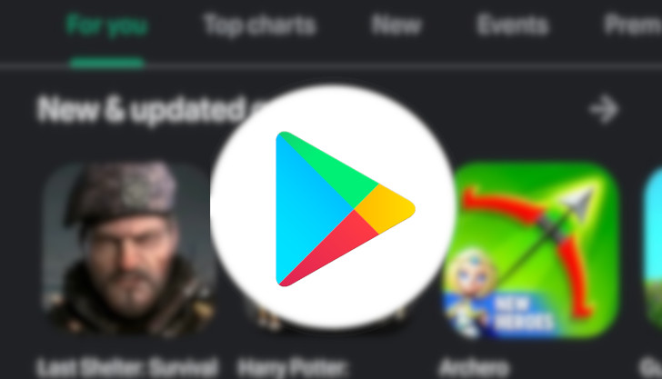 Приложения для Android. Google Play Маркет получил темную тему оформления