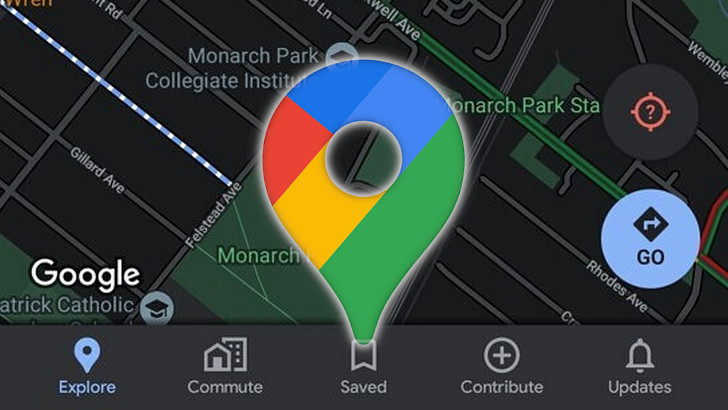 Темная тема оформления появилась в Картах Google для Android 