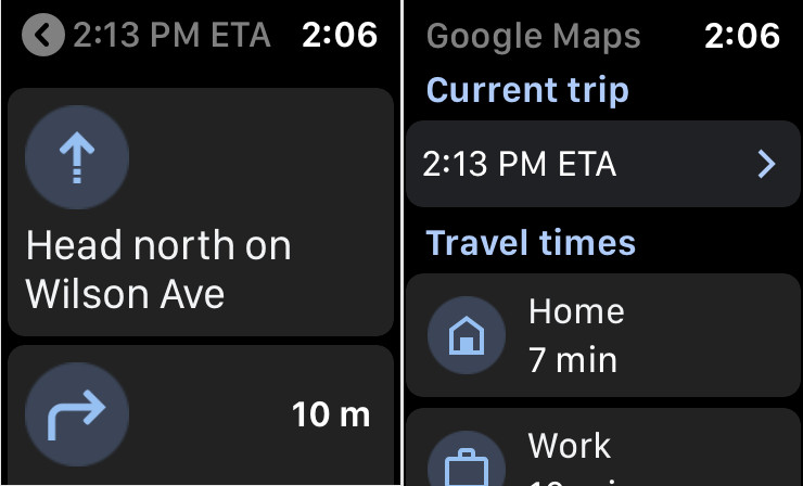 Карты Google. Приложение теперь доступно владельцам умных часов Apple Watch