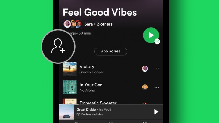 Cовместные плейлисты Spotify будут усовершенствованы