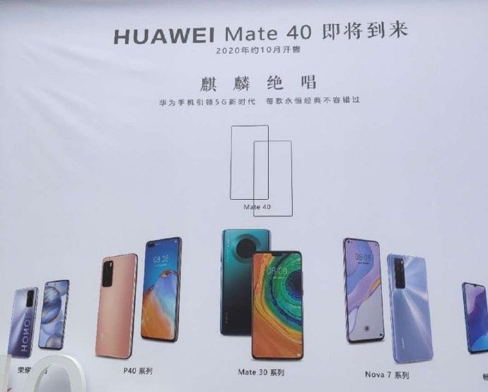Huawei Mate 40. Так будет выглядеть очередной флагман компании, презентация которого должна состояться в середине октября