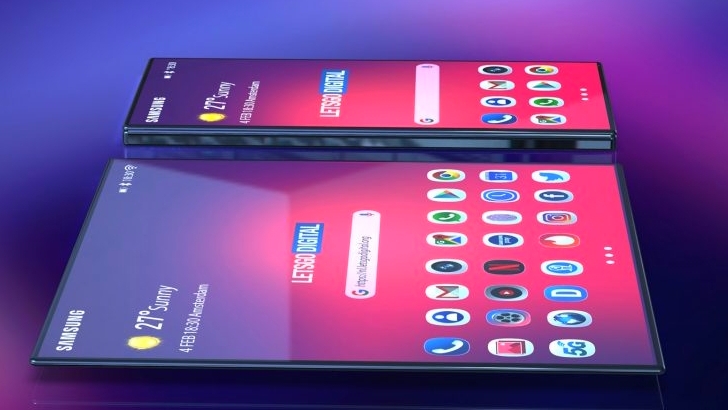 Samsung Galaxy Z Fold S. Новый складной смартфон будет иметь дизайн в стиле  Microsoft Surface Duo?