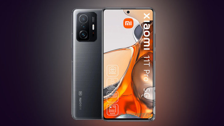 Xiaomi 11T и 11T Pro засветились на новых рендерах в преддверии своего дебюта