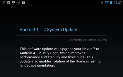 Обновление Android 4.1.2 Jelly Bean выпущено