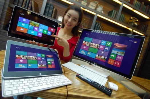 Windows 8 планшет - слайдер LG H160