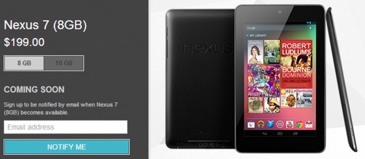 Планшет Google Nexus 7