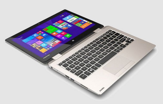 Toshiba Satellite Radius. Конвертируемый в Windows планшет ноутбук с откидным как у Lenovo Yoga экраном