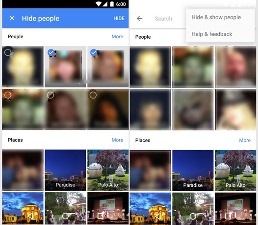 Приложения для Android. Google Фото обновилось до версии 1.8 получив возможность скрывать определенных людей на фото (Скачать APK)