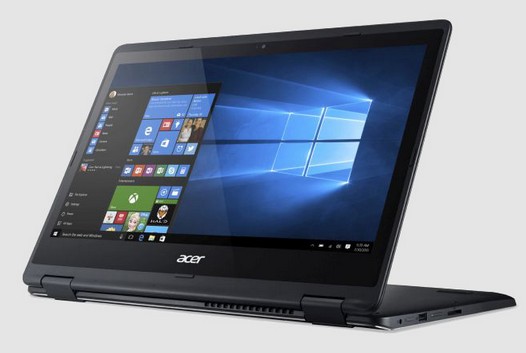 Acer Aspire R14. Конвертируемый в планшет 14-дюймовый ноутбук с сенсорным экраном и процессорами Intel Core 6-го поколения на борту вскоре поступит в продажу.