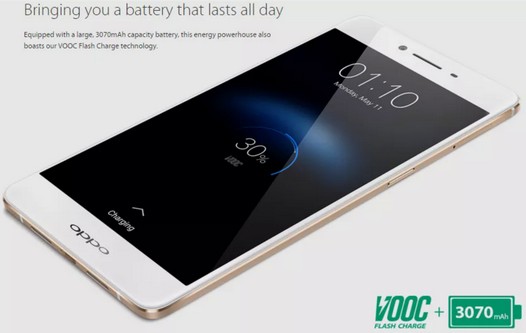 Oppo R7s. Новый 5.5-дюймовый смартфон с восьмиядерным процессором и 4 ГБ оперативной памяти на борту