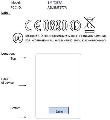 Samsung Galaxy Tab 4 8.0 с процессором Exynos 3475 прошел сертификацию в FCC