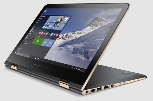 HP Spectre x360 конвертируемый в ноутбук 13.3-дюймовый Windows ноутбук получил процессор Intel Core Skylake. Цена - от $900.