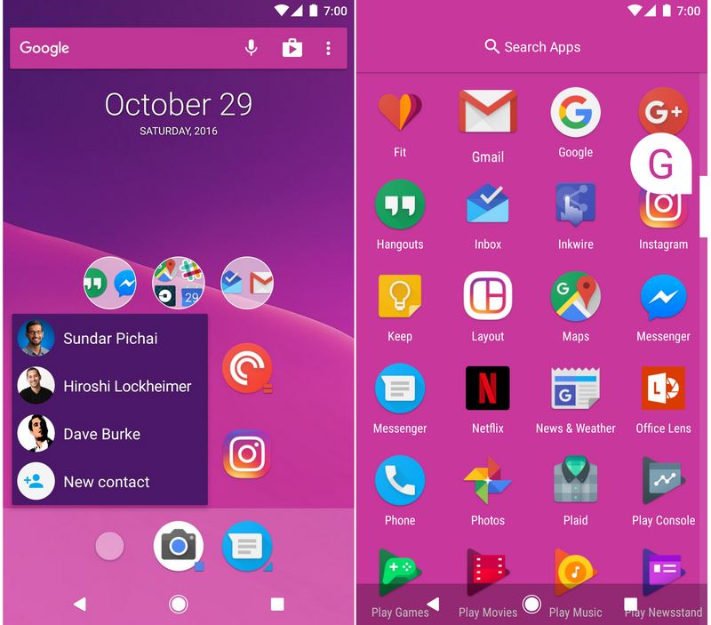 Программы для Android. Action Launcher 3 обновился. Закладки в приложениях, смена стиля значков приложений и пр.