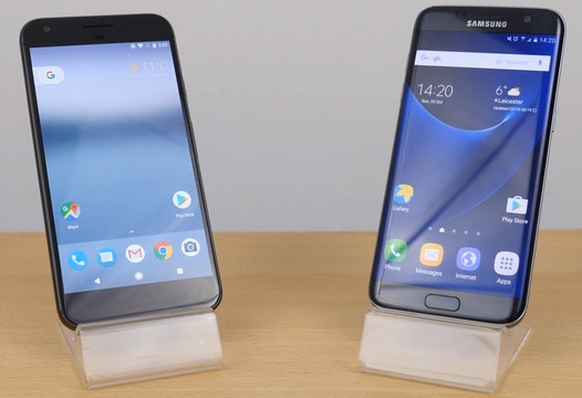 Google Pixel XL против Samsung Galaxy S7 Edge в тестах на скорость работы в реальных условиях