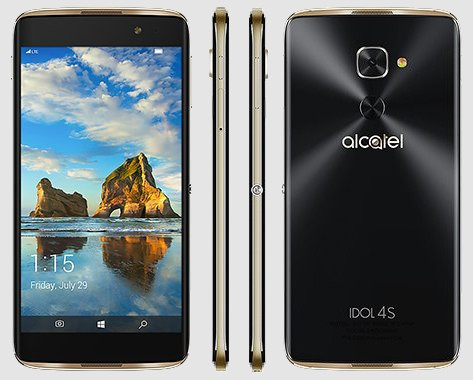 Alcatel Idols 4S с операционной системой Windows 10 на борту появится на рынке 10 ноября