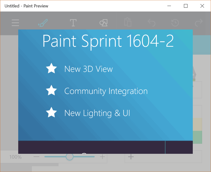 Скачать Microsoft Paint Preview для Windows с обновленным интерфейсом и возможностью работы с 3D объектами