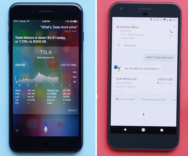 Google Assistant против Siri - какой из ассистентов работает лучше? (Видео)