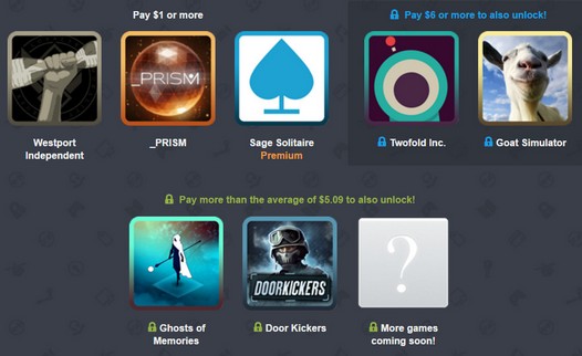 Humble Mobile Bundle 21 выпущен: Goat Simulator, _PRISM, Door Kickers и пр.