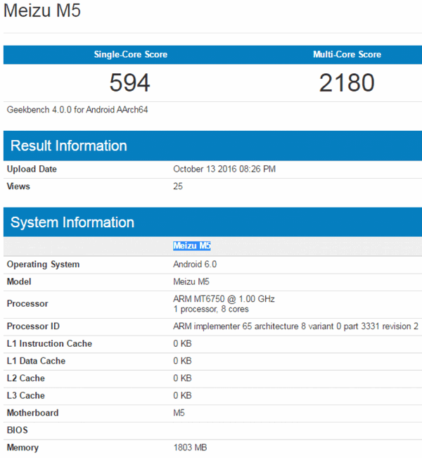 Meizu M5 будет представлен уже через неделю, а именно — 31 октября