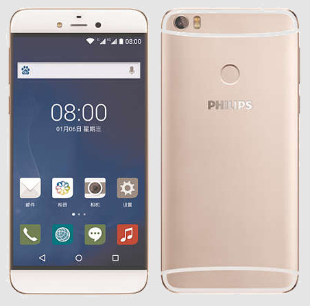 Philips S653H. 5.5-дюймовый смартфон среднего уровня за $295.
