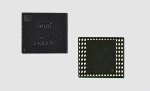Samsung представила высокоскоростные 8ГБ модули оперативной памяти LPDDR4 для мобильных устройств