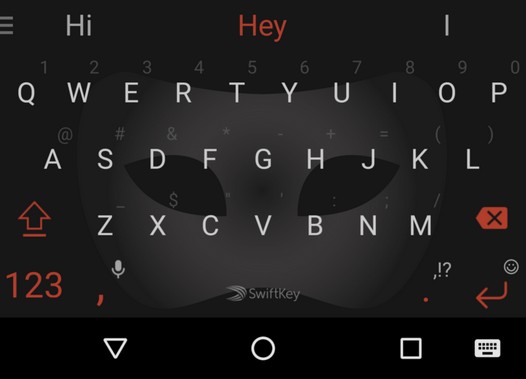 Программы для Android. Клавиатура SwiftKey Beta обновилась получив режим инкогнито, клавиши со стрелками в раскладке для планшетов и пр.