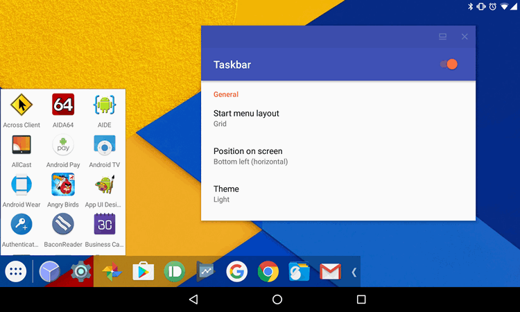 Приложения для мобильных. Taskbar — удобная панель запуска приложений для Android с поддержкой Chrome OS и возможностью запуска программ в многооконном режиме в Android 7 Nougat