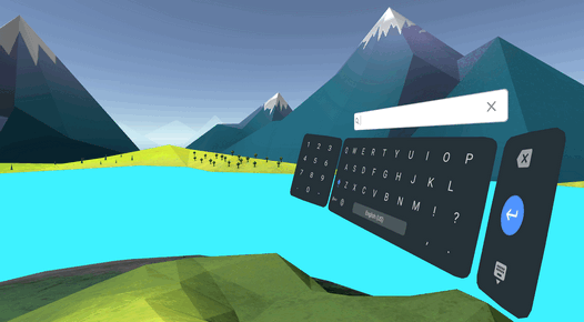 Новые приложения для мобильных. Daydream Keyboard — клавиатура Google для работы в режиме виртуальной реальности