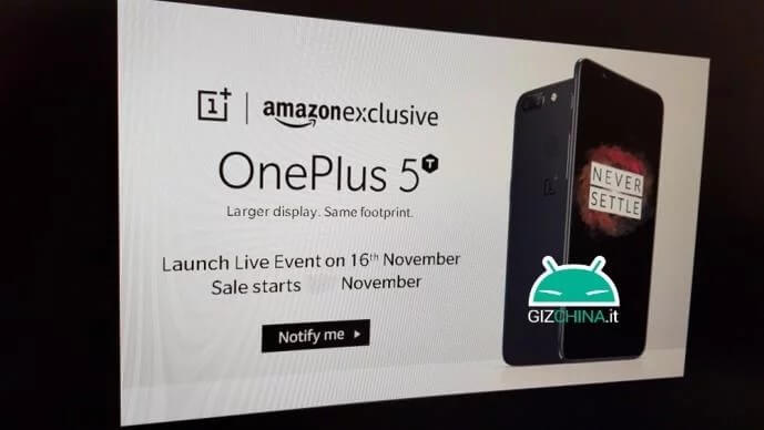 OnePlus 5T. Презентация очередного убийцы флагманов состоится 16 ноября 