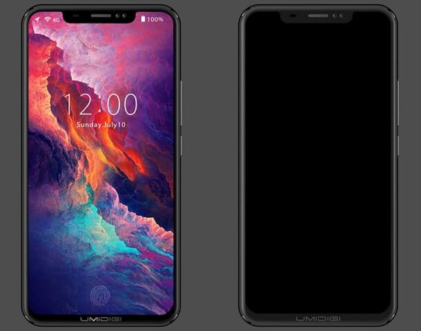 UMIDIGI Z2. Смартфон с дисплеем как у iPhone X или Essential и батареей с емкостью 7000 мАч, размещенной в корпусе с толщиной 7 мм на подходе?