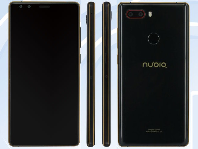 ZTE Nubia NX595J. Смартфон с четырьмя камерами и 6/8 ГБ оперативной памяти прошел сертификацию в TENAA