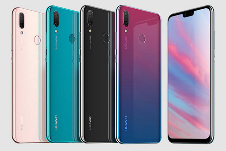 Huawei Enjoy 9 Plus / Y9 (2019) с четырьмя камерами и 7.12-дюймовый Huawei Enjoy Max с отделкой под кожу представлены официально